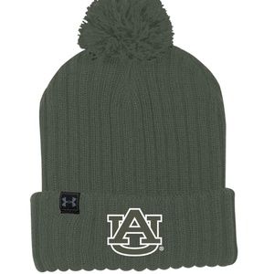 Auburn Tigers Under Armour Freedom Cuffed Pom Knit Hat -